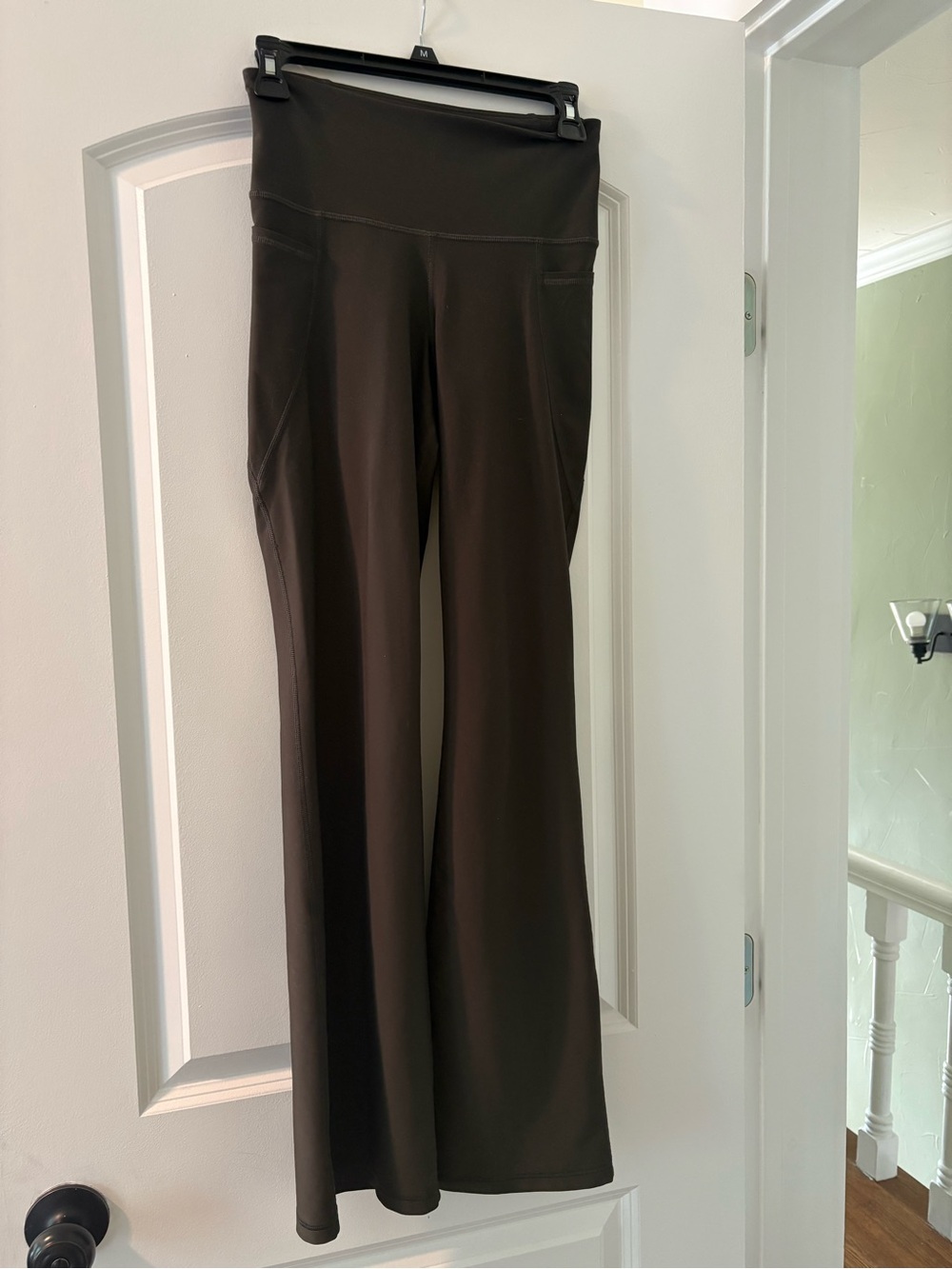 Old Navy gray High-Rise Flared Leggings